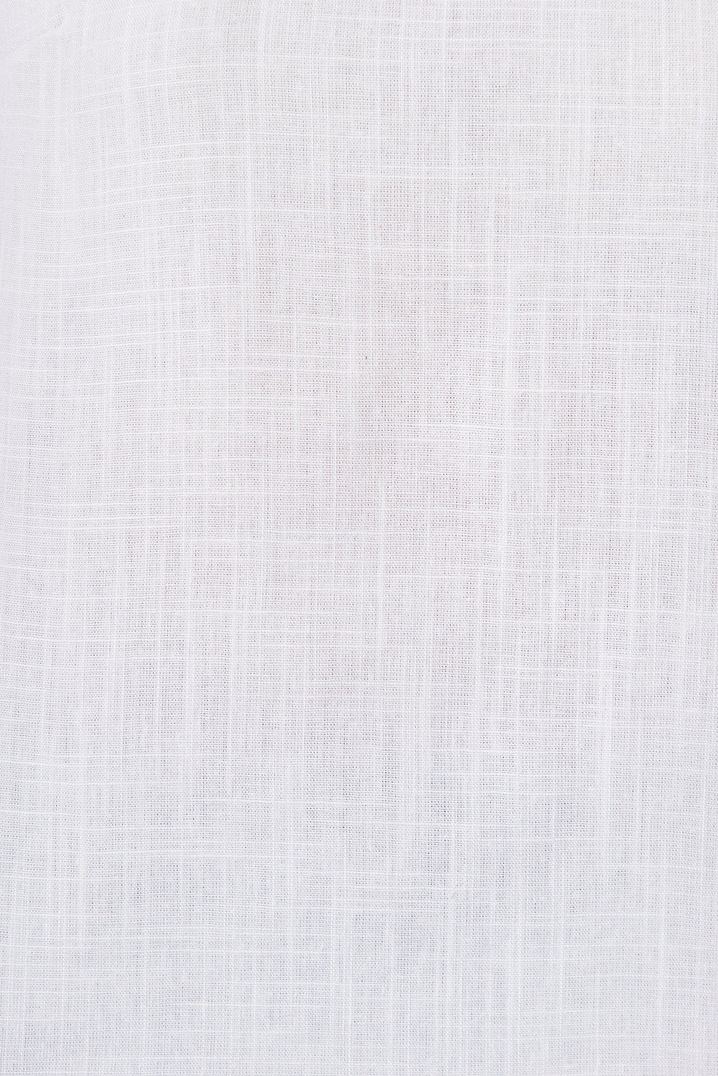 White Cotton Linen Blend Melanie Blouse