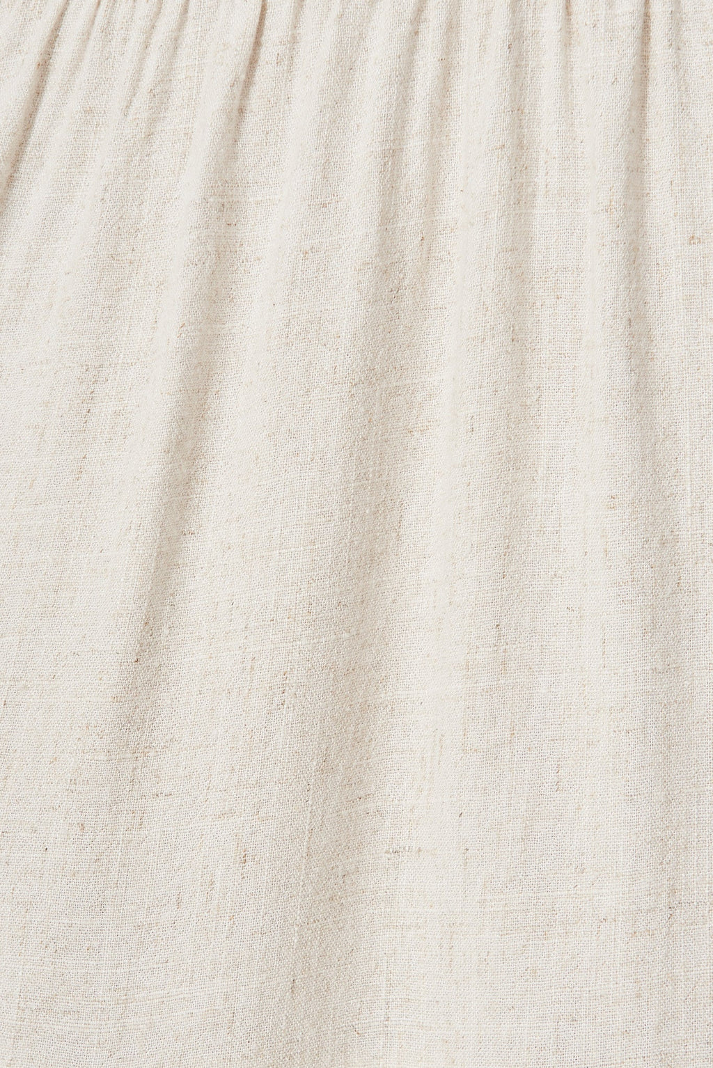 Oatmeal Linen Blend Smock Dress from Tahiti