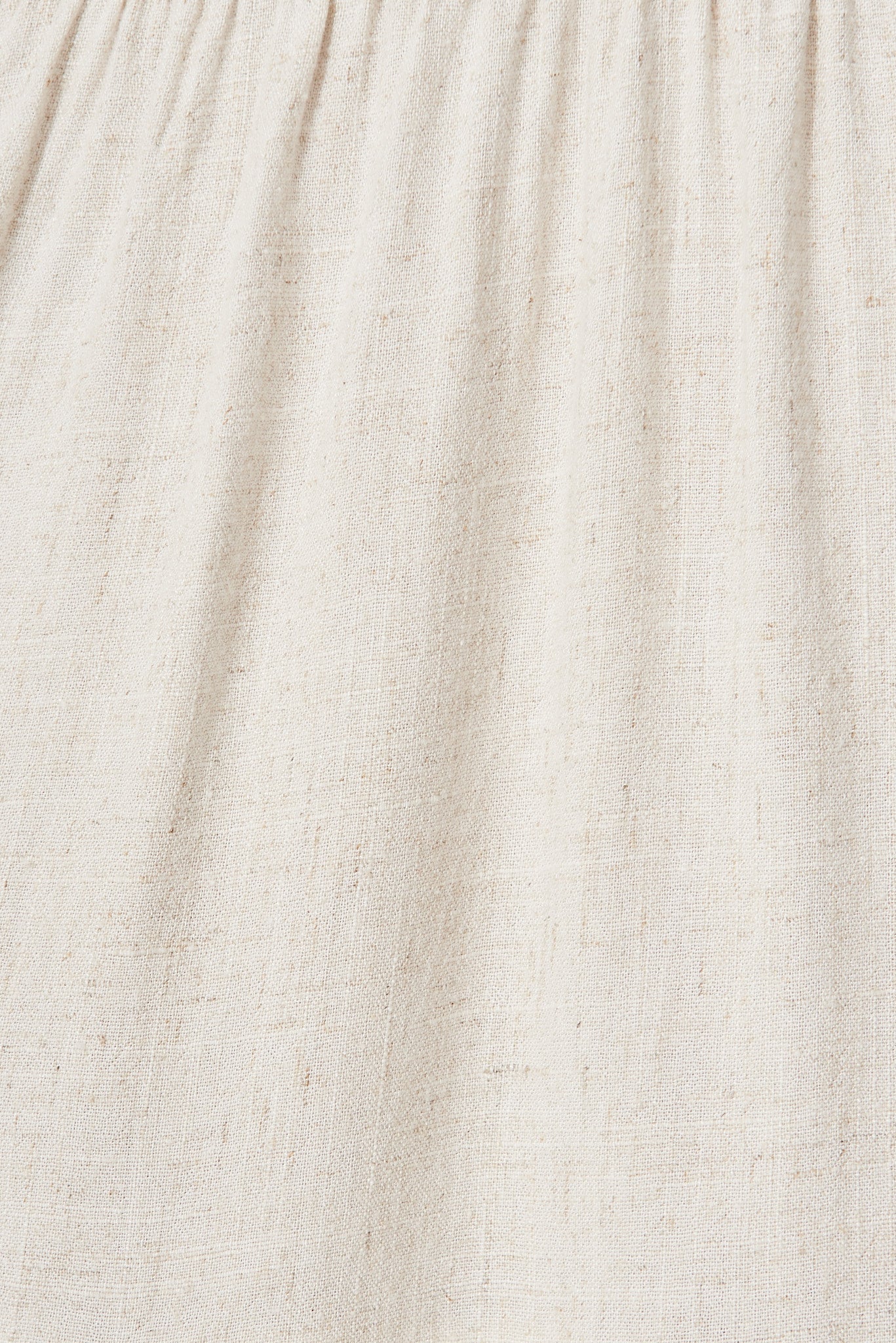 Oatmeal Linen Blend Smock Dress from Tahiti