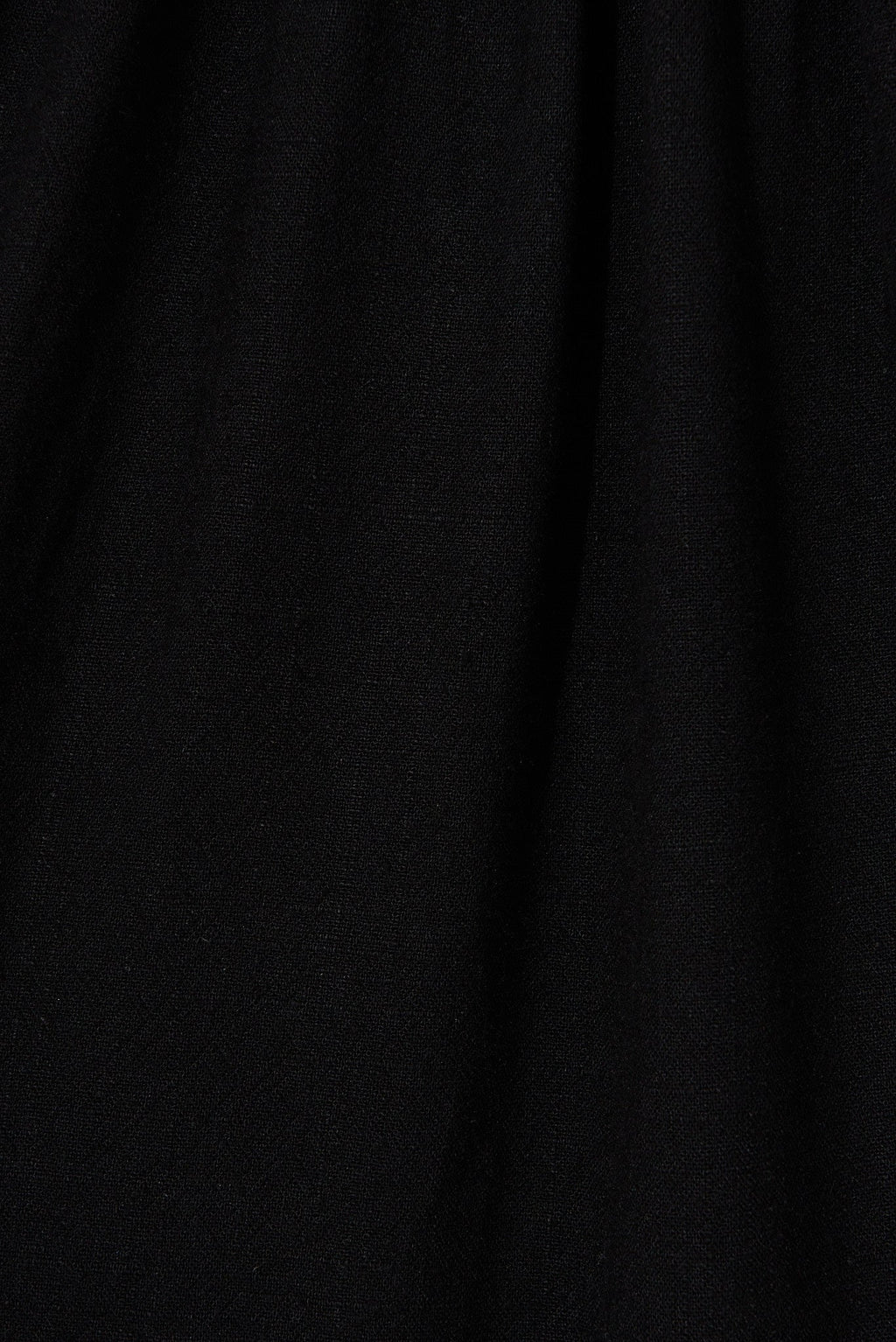 Black Linen Blend Horizon Dress
