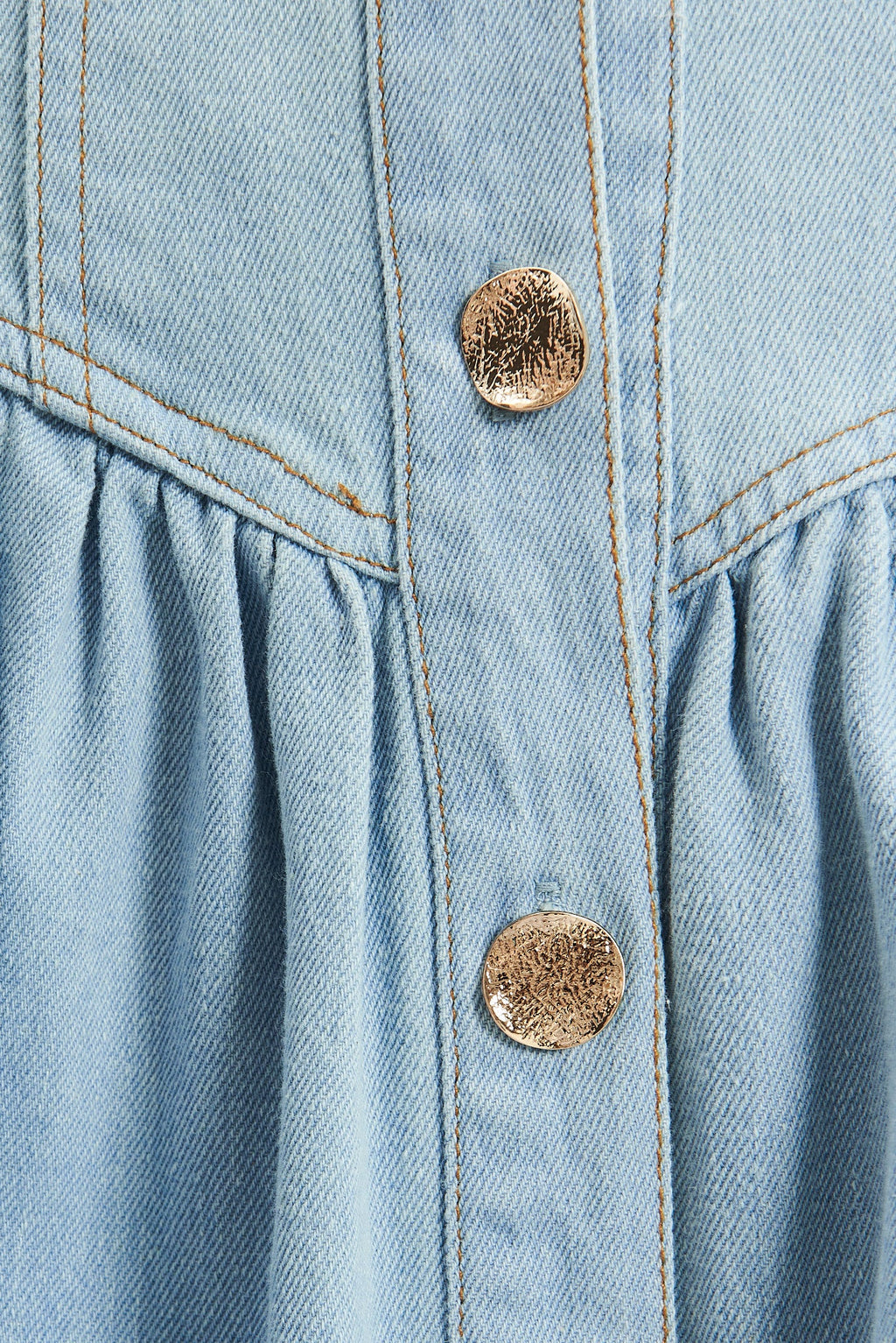 Light Blue Judith Maxi Denim Skirt