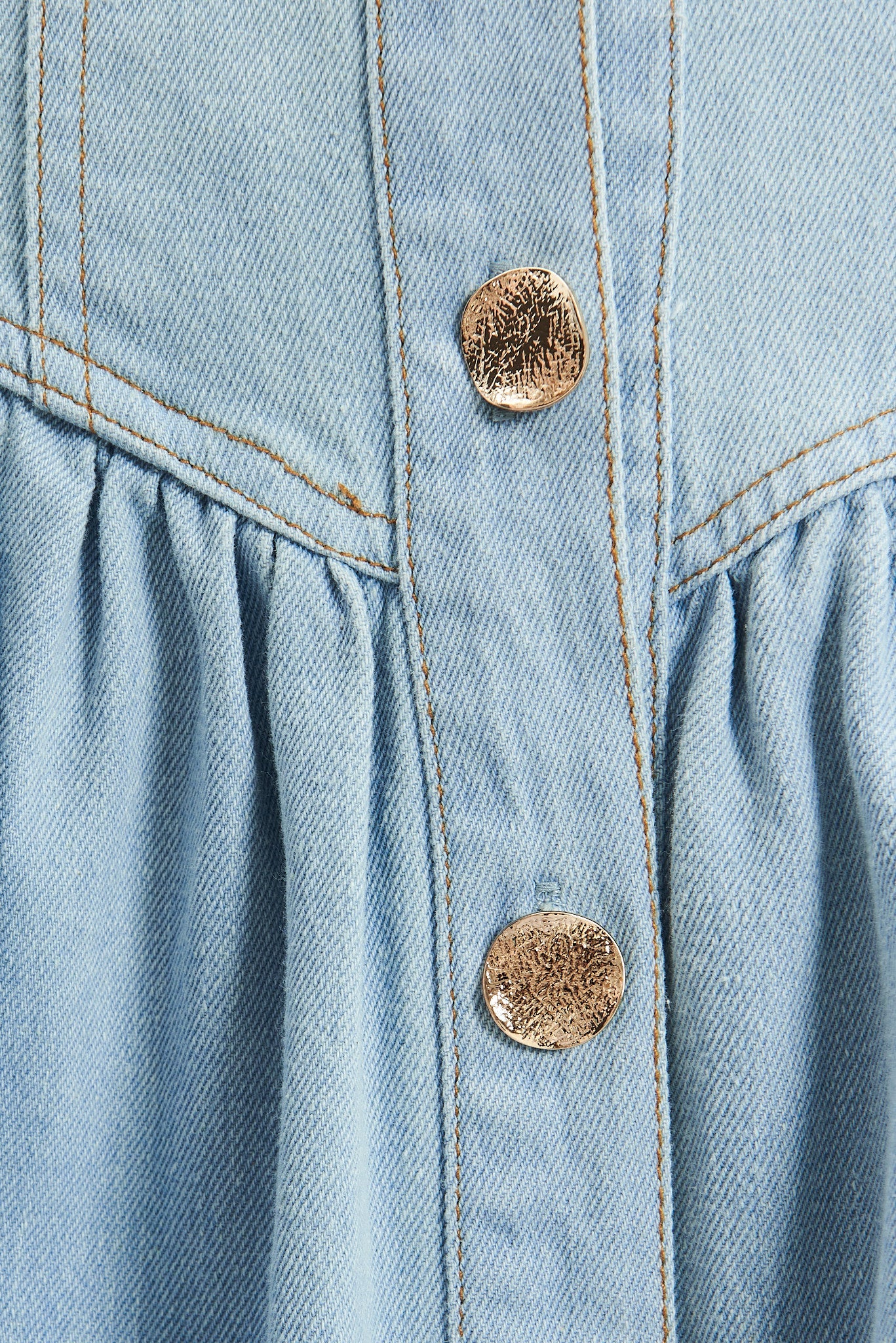 Light Blue Judith Maxi Denim Skirt