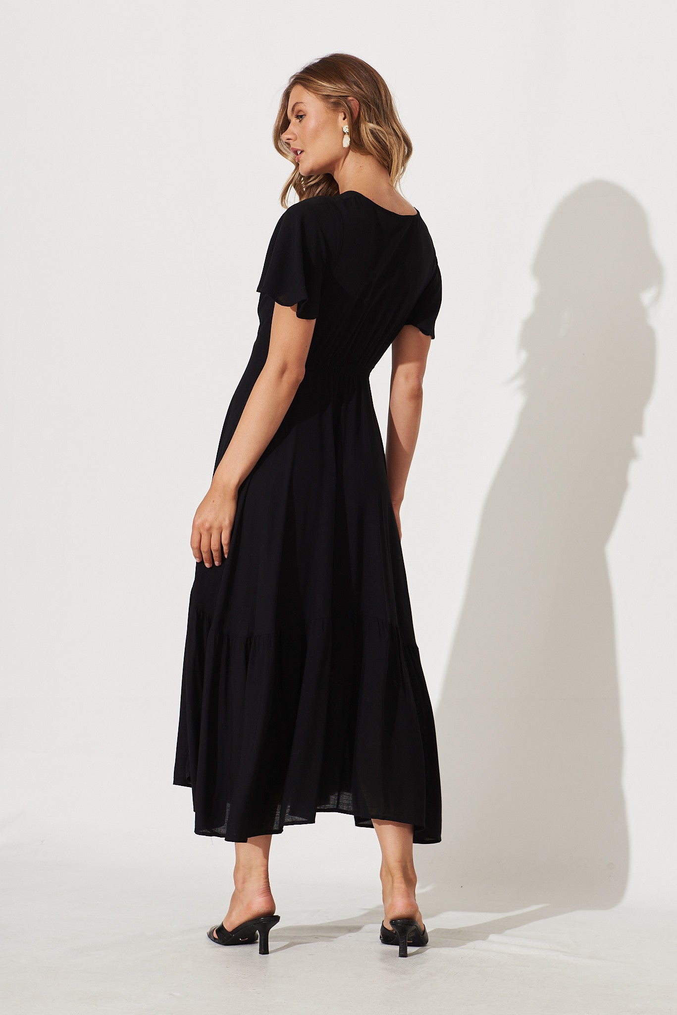 Black Nevada Maxi Gown