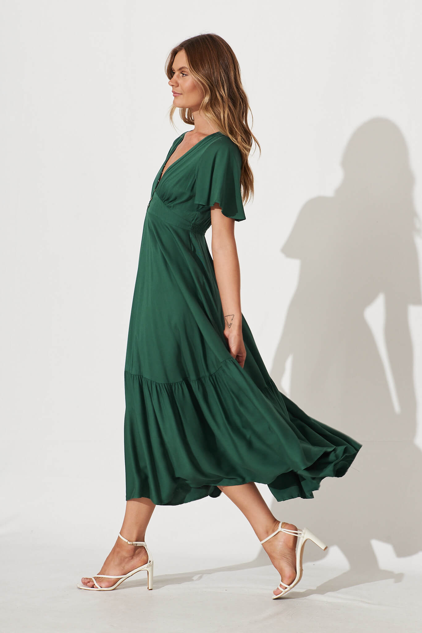 Green Nevada Maxi Outfit