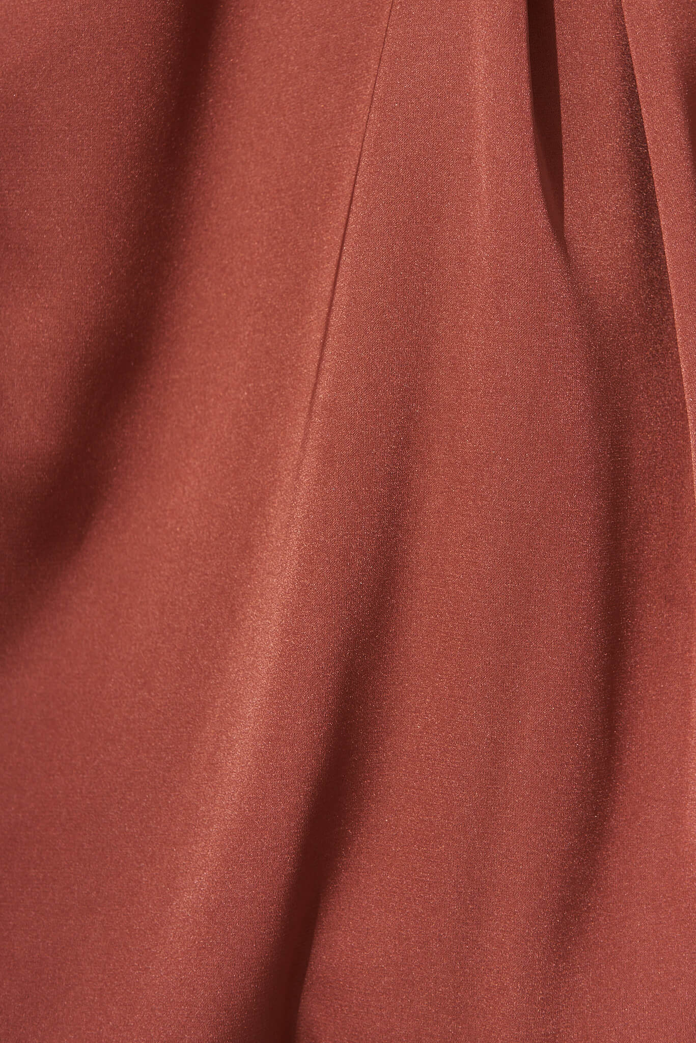 Brown Satin Blouse