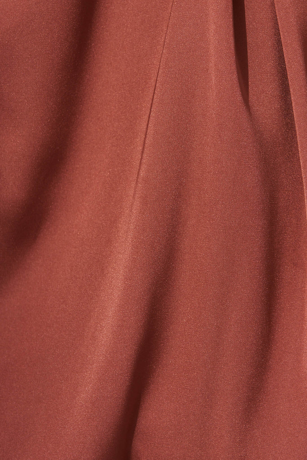 Brown Satin Blouse