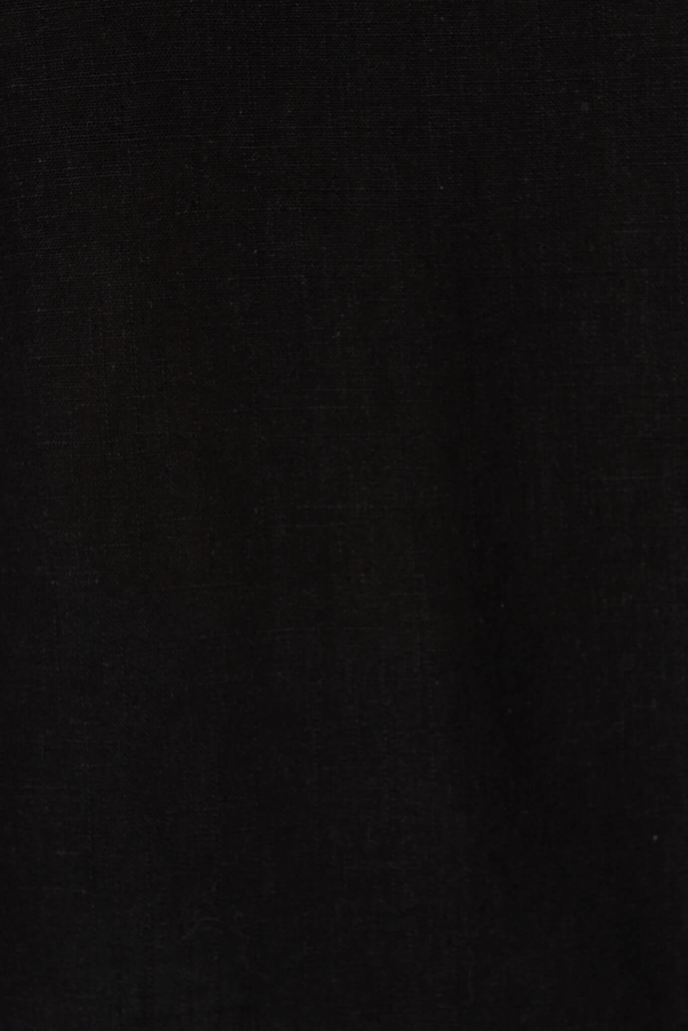 Black Linen Blend Top - Melanie