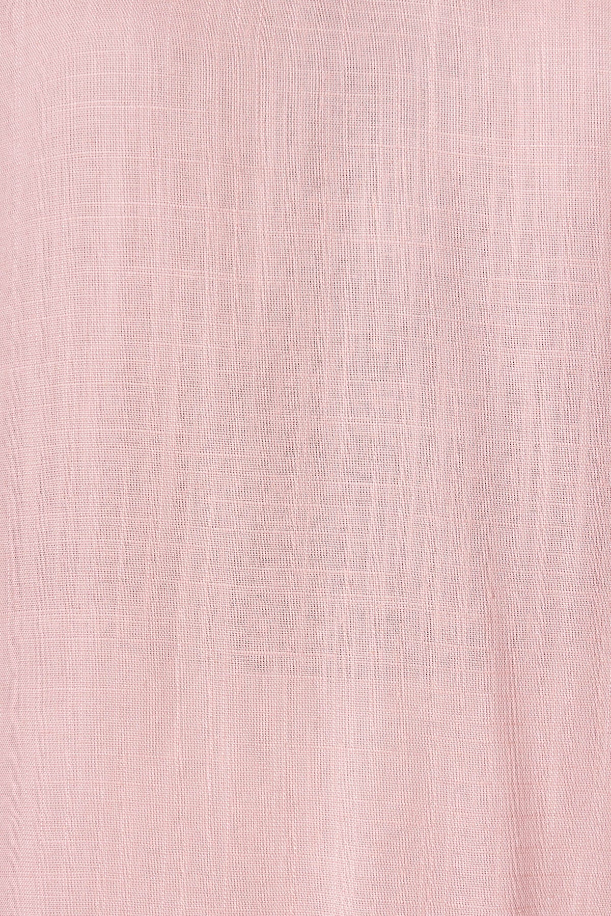 Blush Linen Blend Top