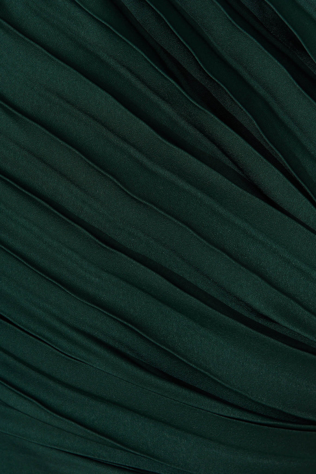Emerald One-Shoulder Maxi Dress