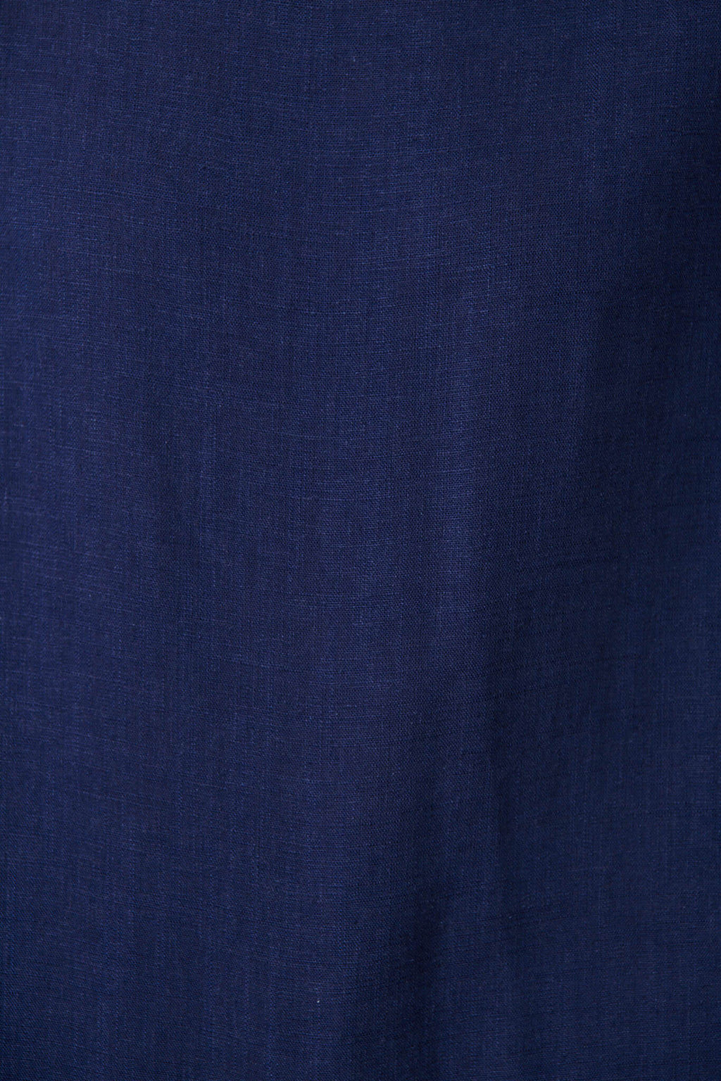 Navy Linen Blend Top