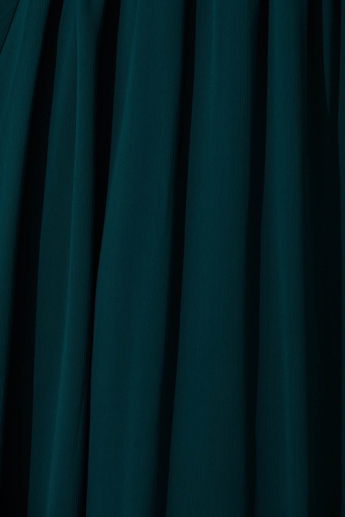 Emerald Chiffon Midi Dress