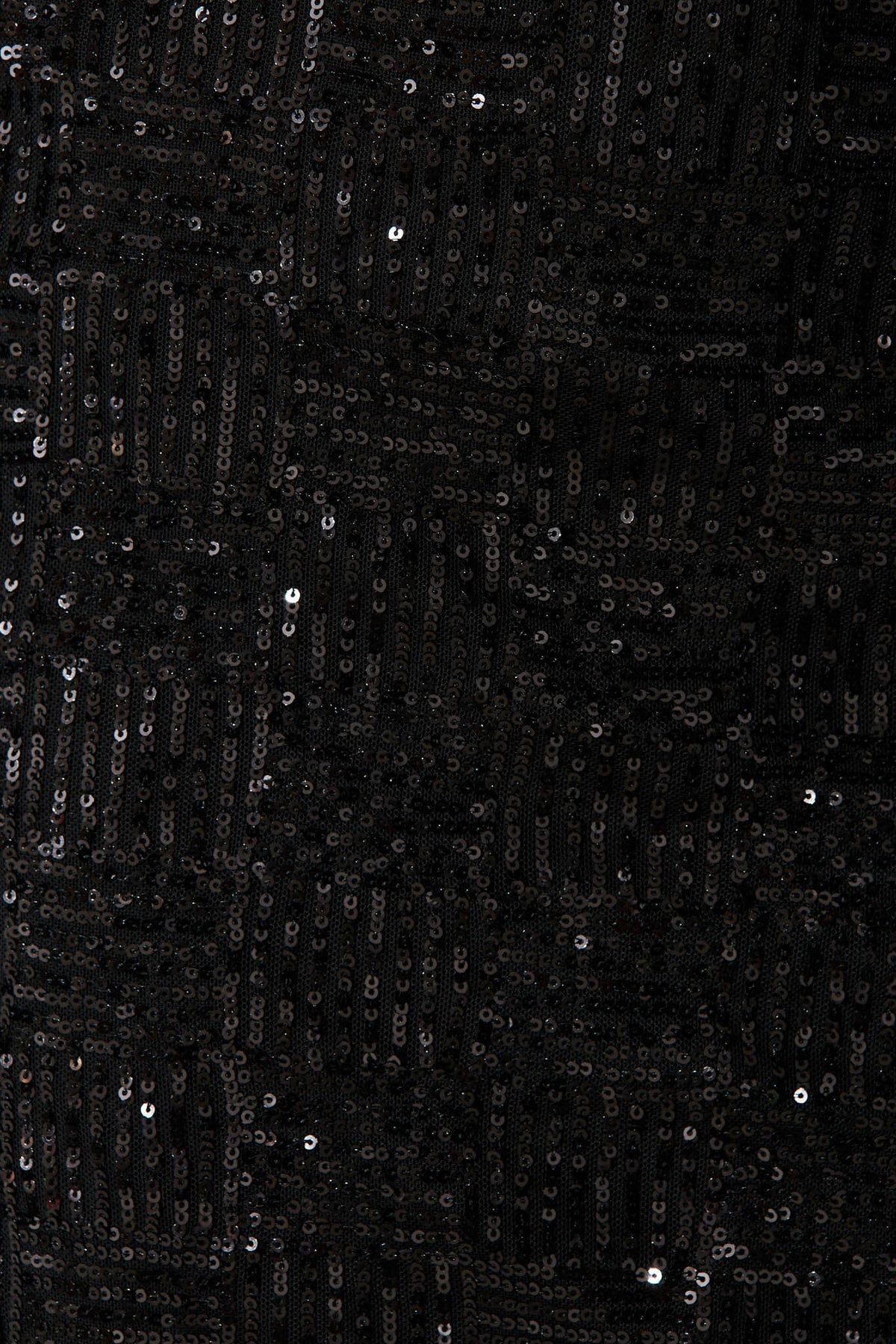 Black Sequin Bejeweled Skirt
