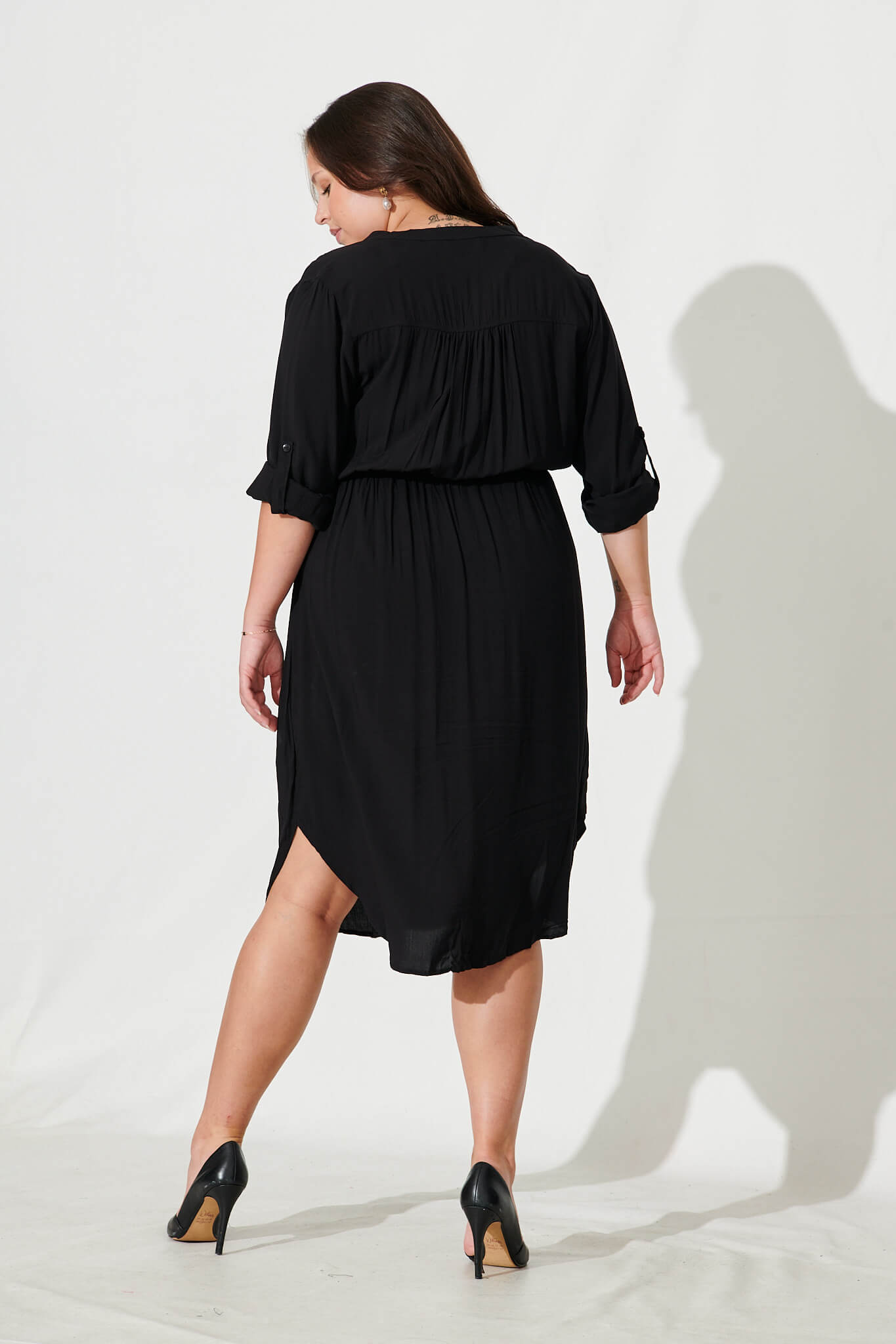 Black Zipper Dress