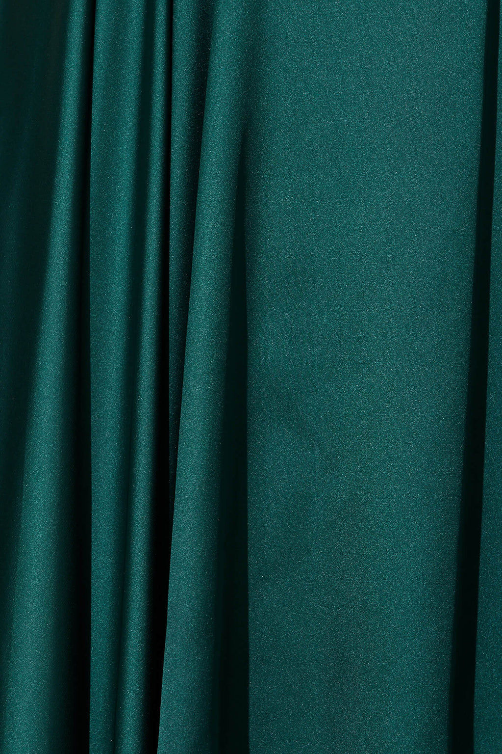 Emerald Satin Maxi Dress