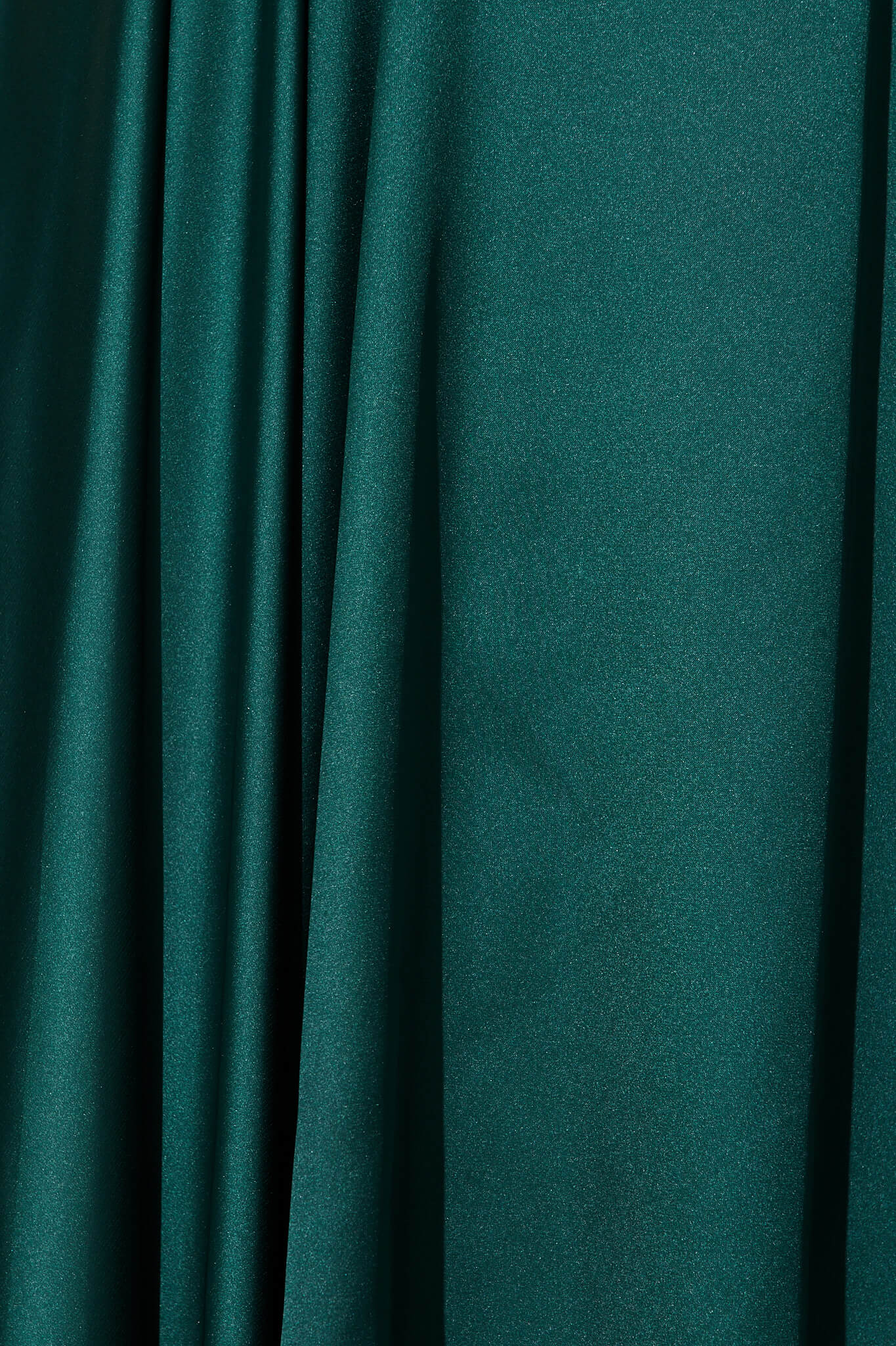 Emerald Satin Maxi Dress