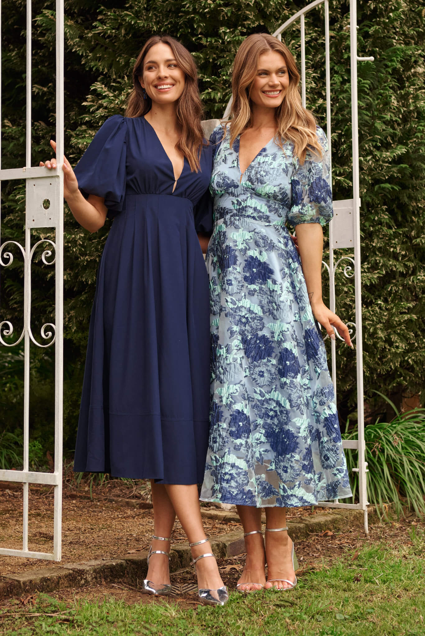 Navy Daydream Midi Dress