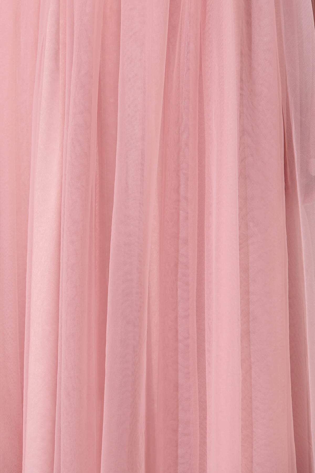 Blush Tulle Lotus Maxi Gown