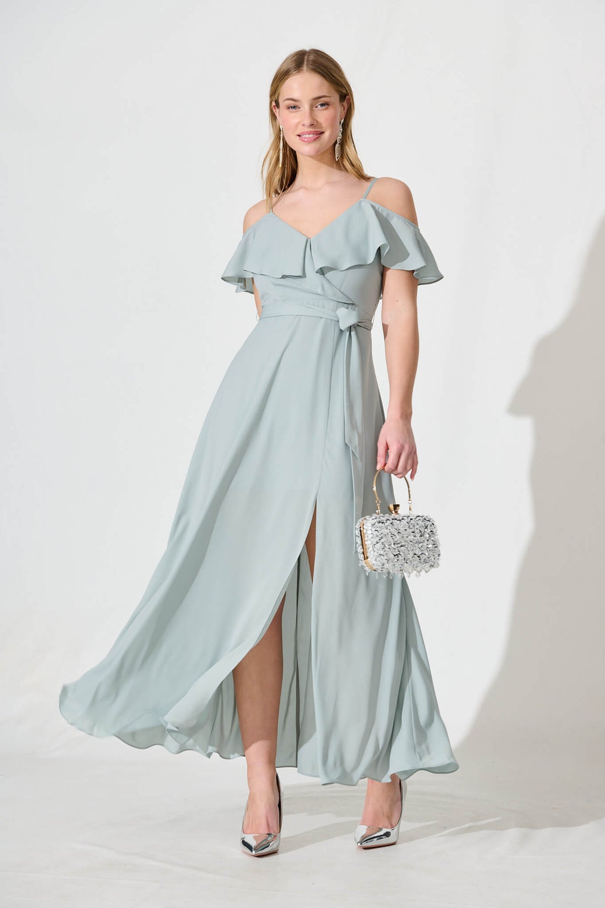 Sage Green Maxi Dress - Marit Style