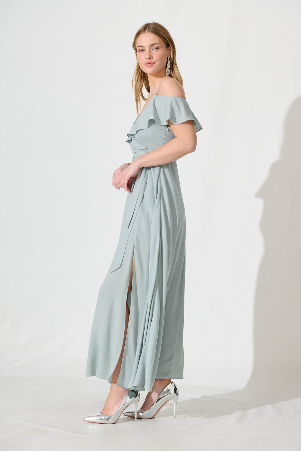 Sage Green Maxi Dress - Marit Style