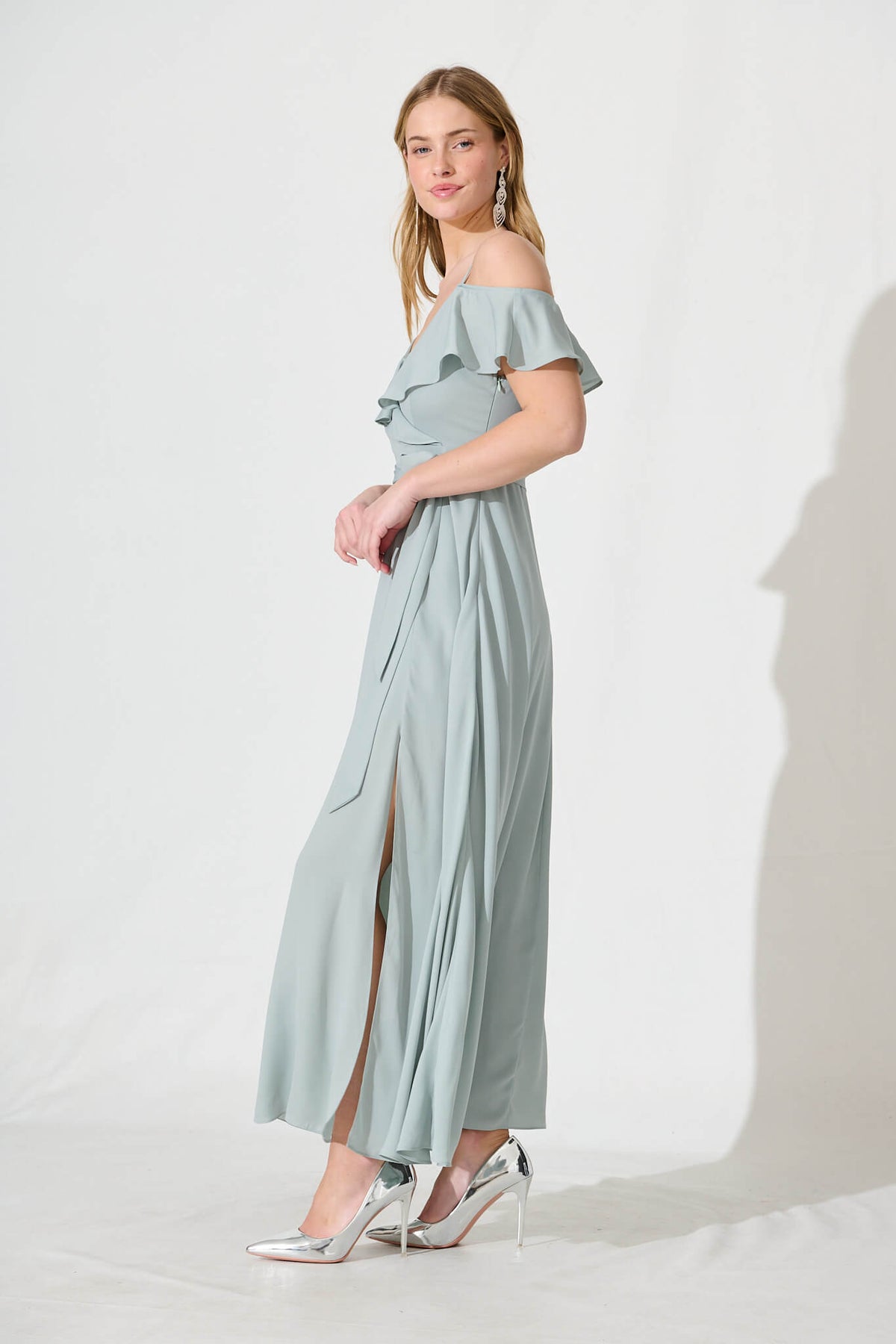 Sage Green Maxi Dress - Marit Style