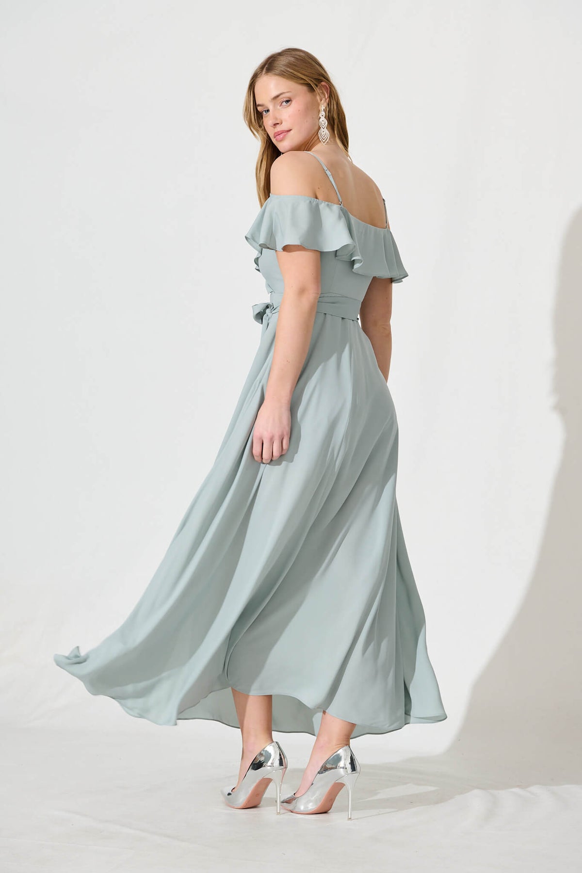 Sage Green Maxi Dress - Marit Style