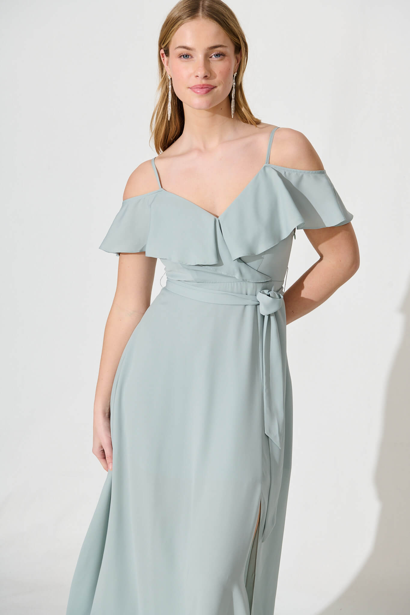 Sage Green Maxi Dress - Marit Style