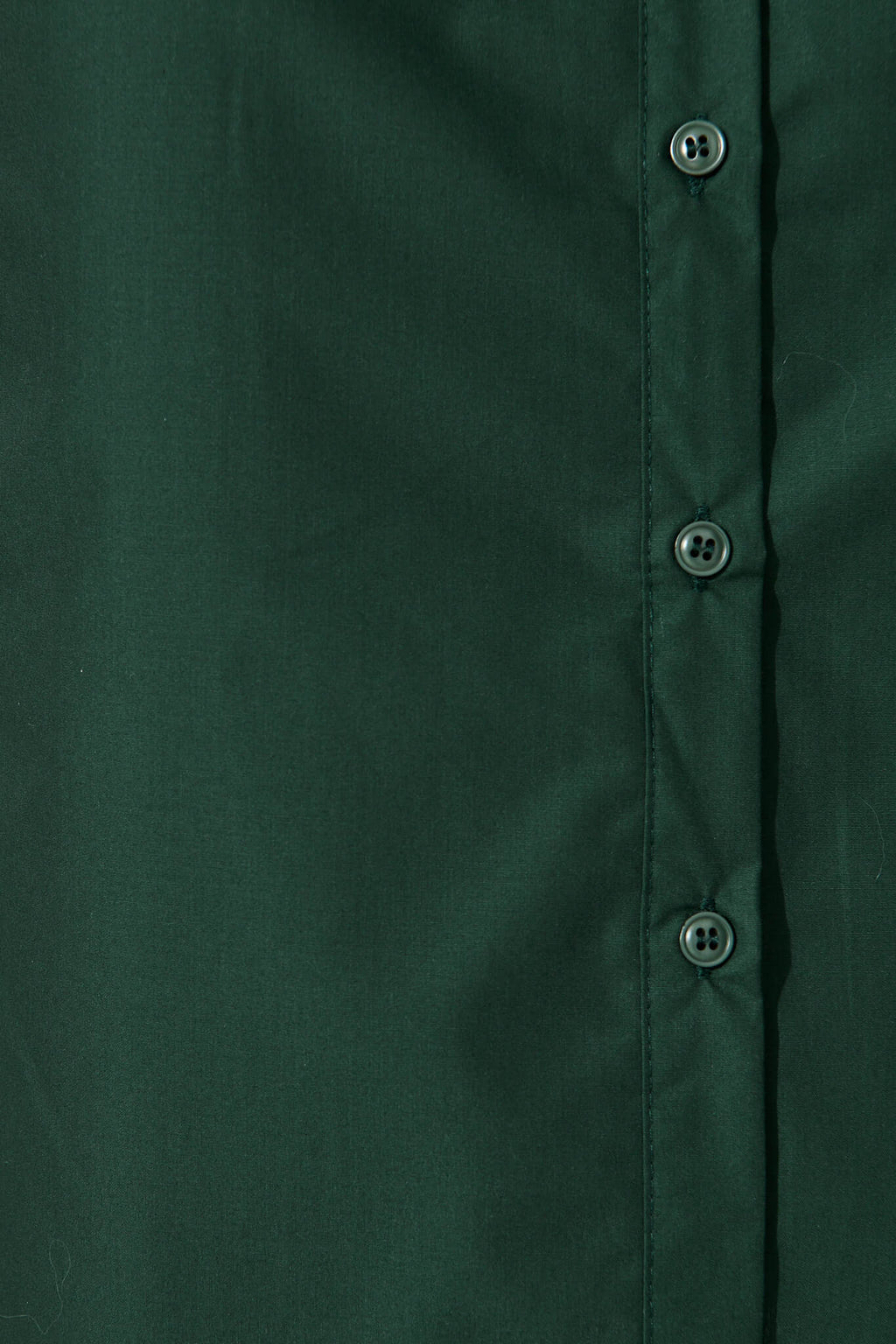 Emerald Green Midi Shirt Dress