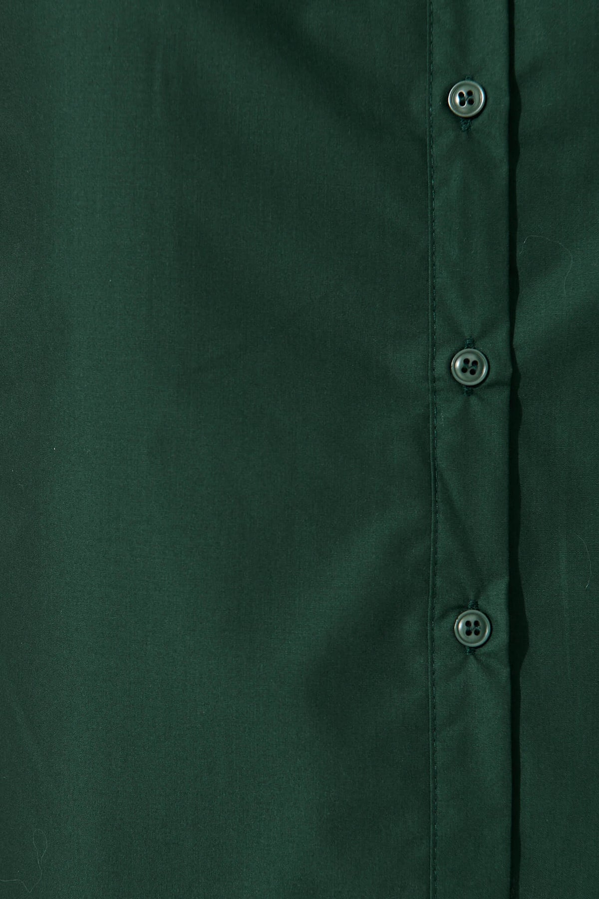 Emerald Green Midi Shirt Dress