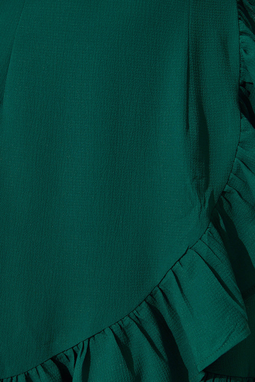 Emerald Wrap Dress - Stylish & Chic