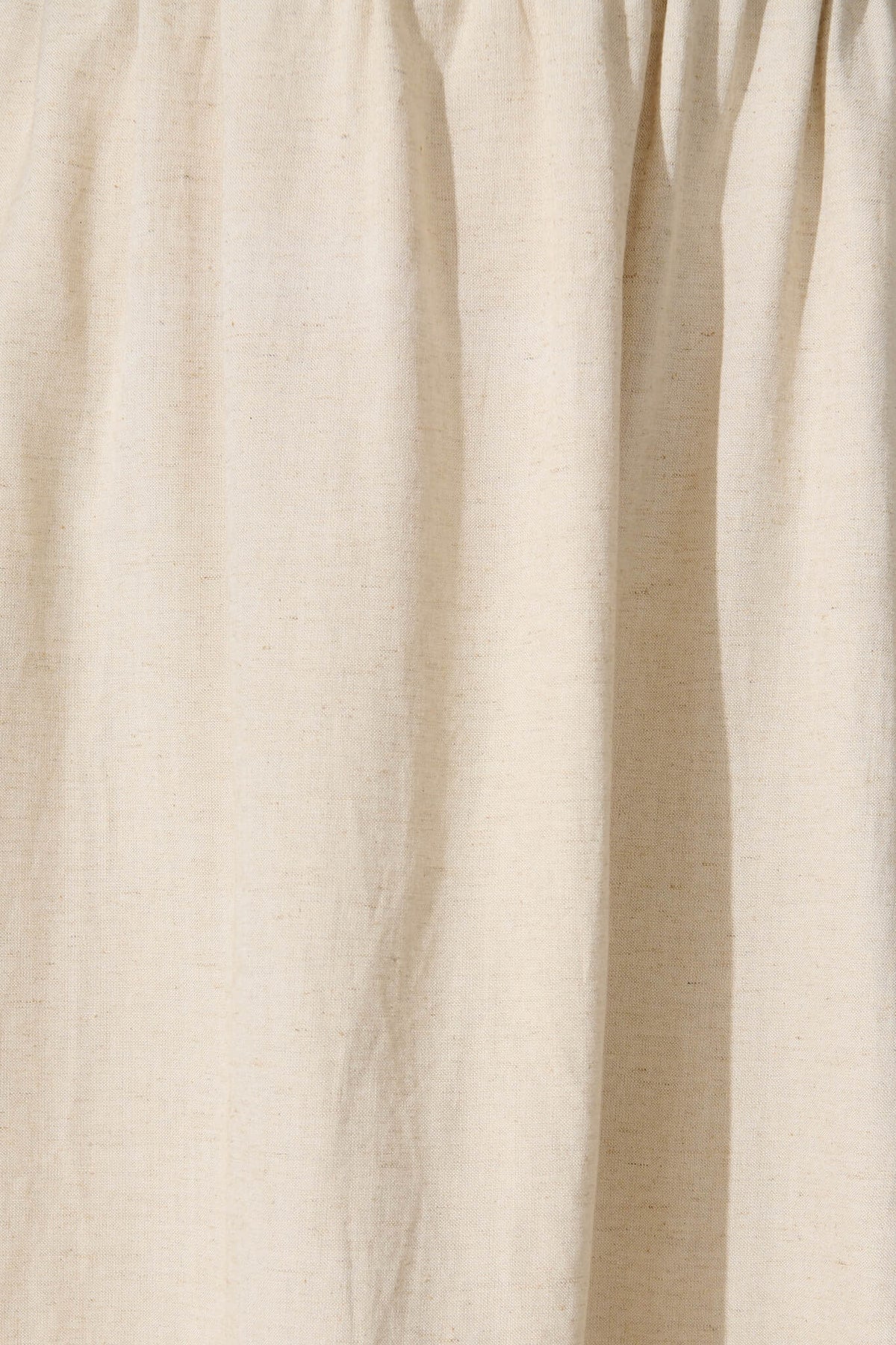 Oatmeal Linen Maxi Dress