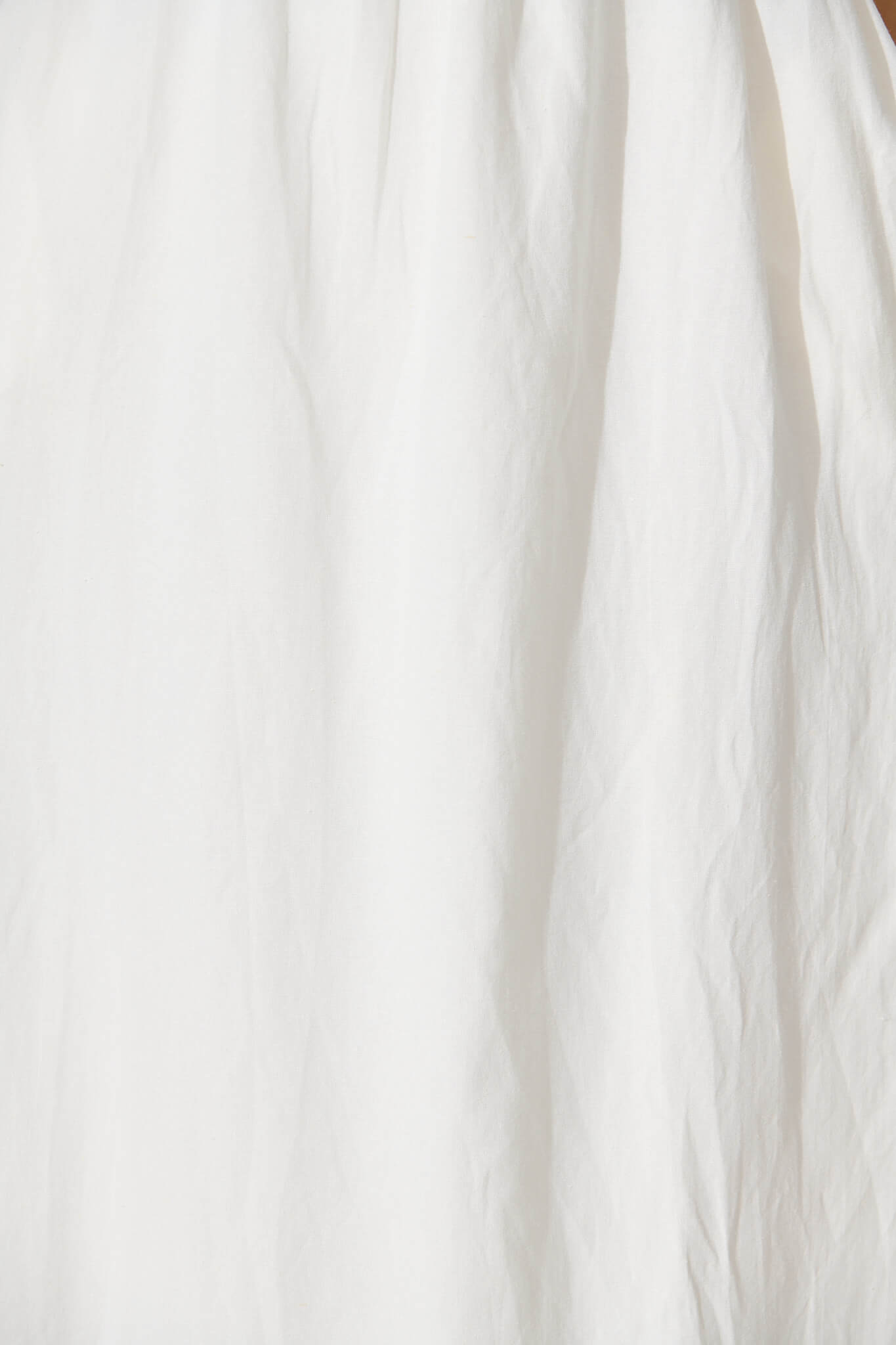 White Linen Maxi Dress - Quinley Sundress