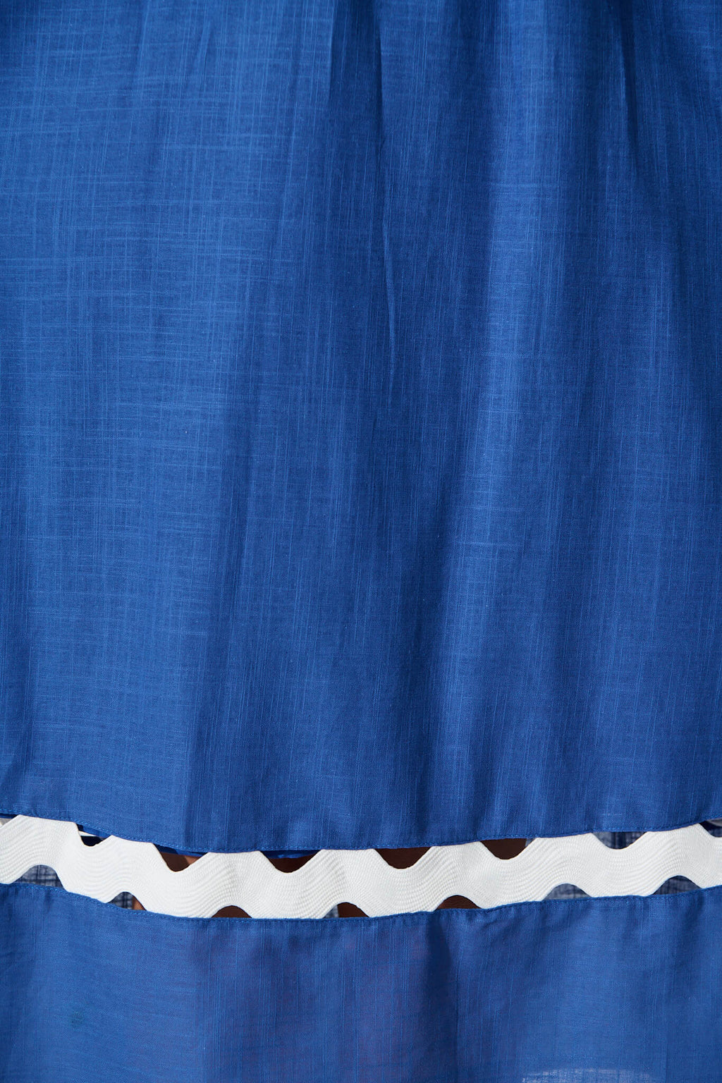 Blue Ric Rac Cotton Midi Dress from Miami
