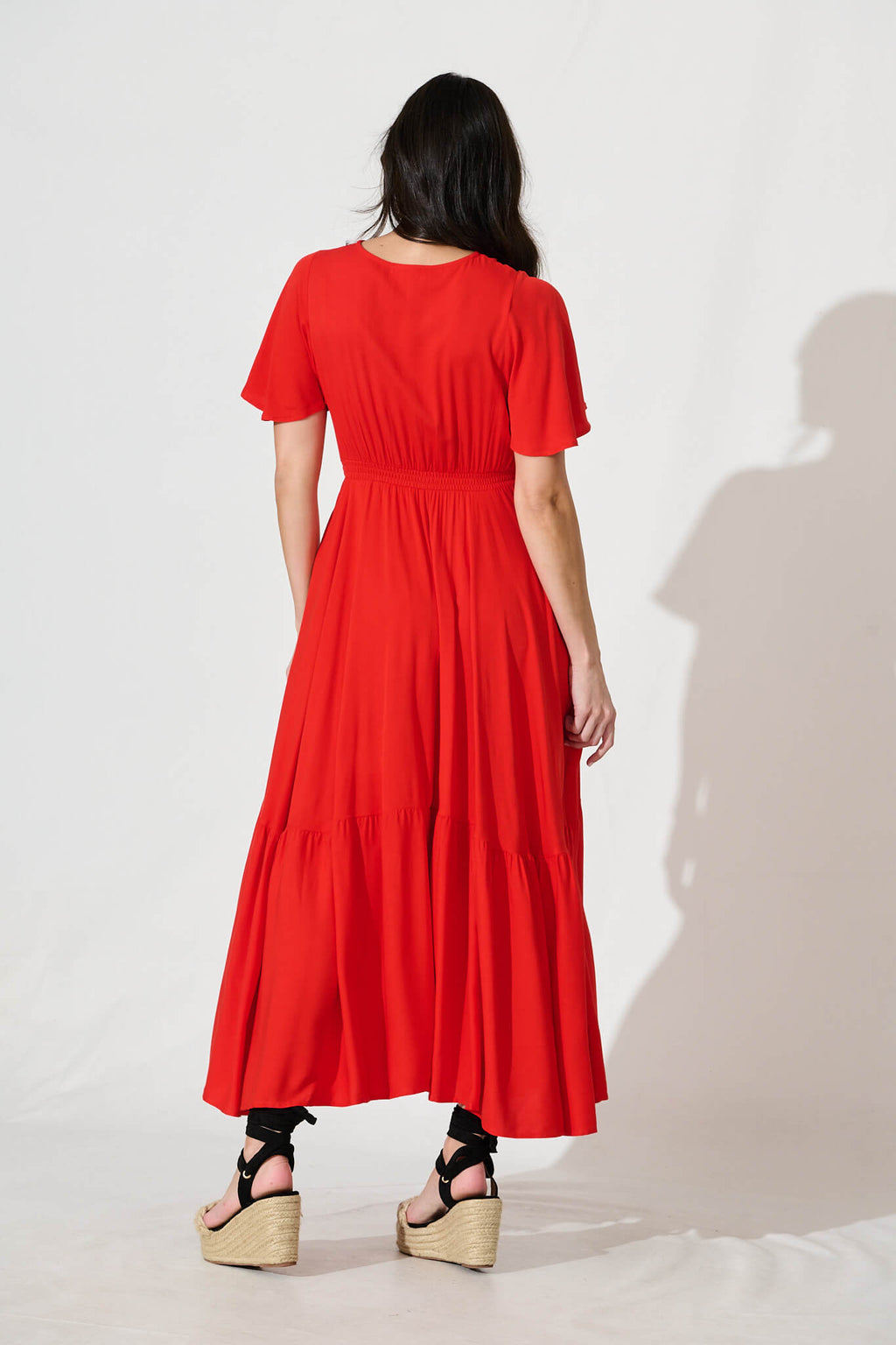 Red Nevada Maxi Gown