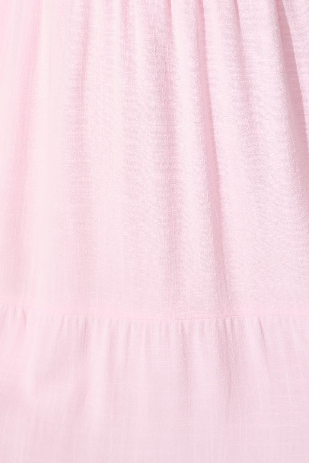 Pink Linen Blend Midi Dress - Utopia Style