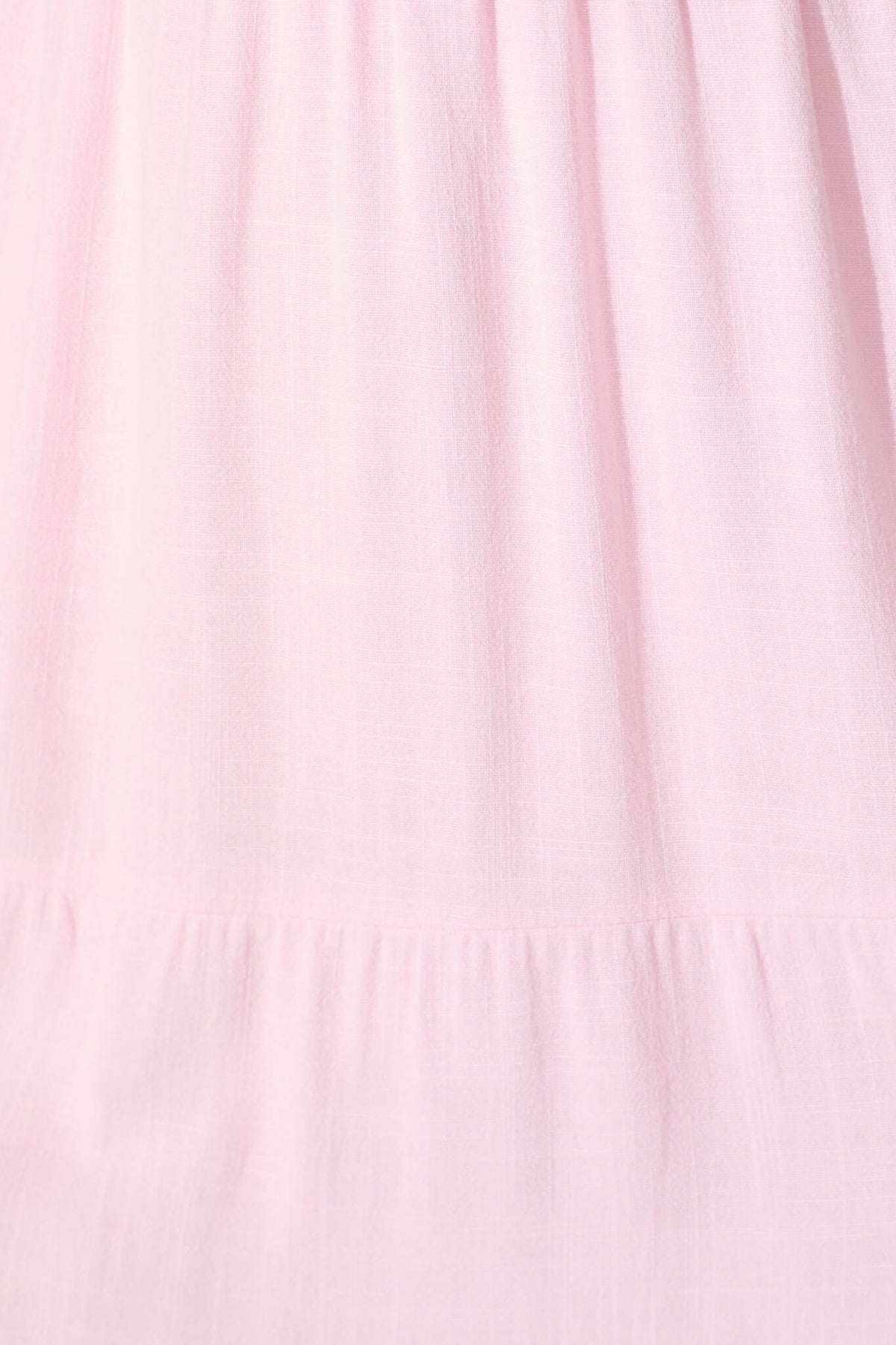 Pink Linen Blend Midi Dress - Utopia Style