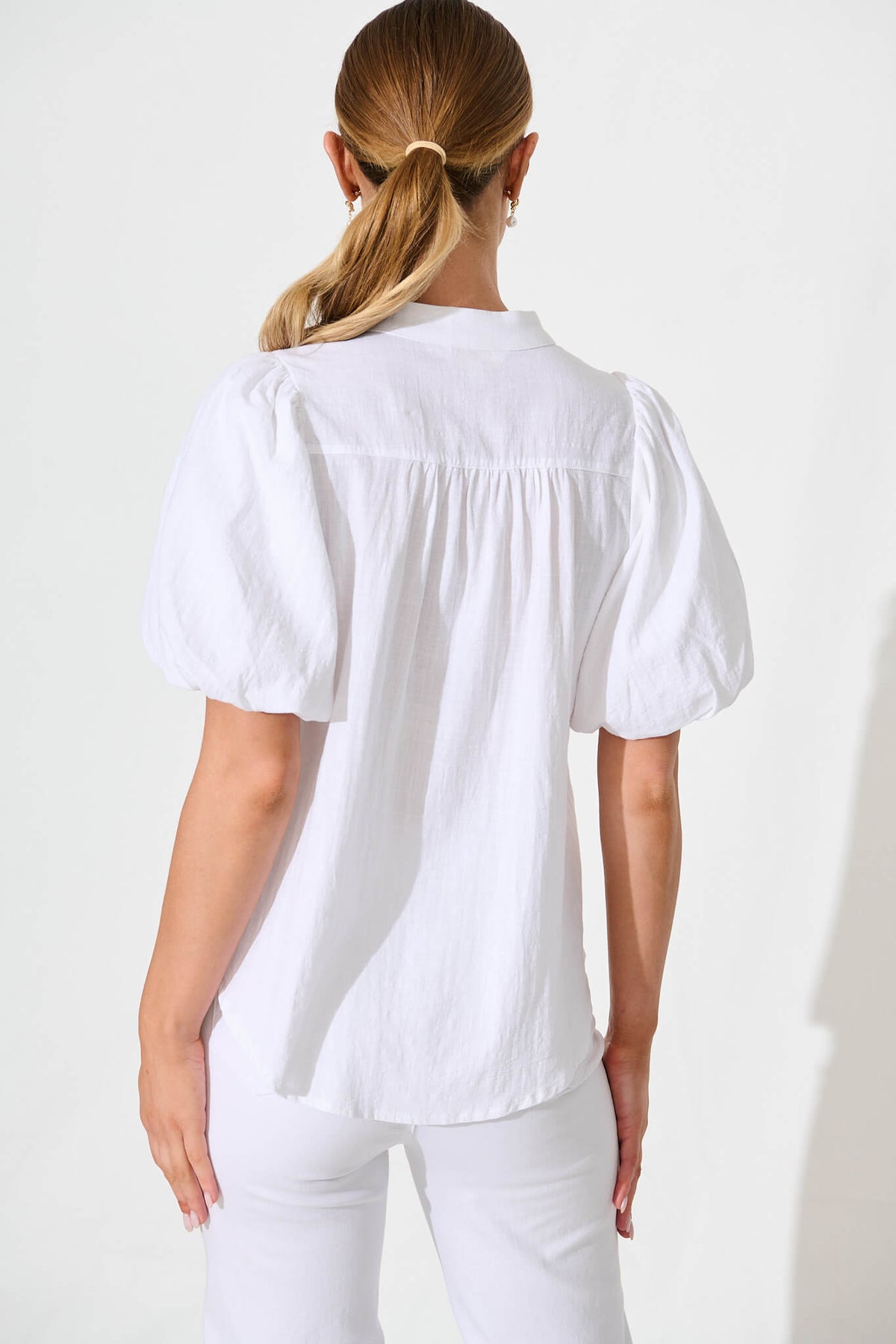 White Cotton Classic Shirt