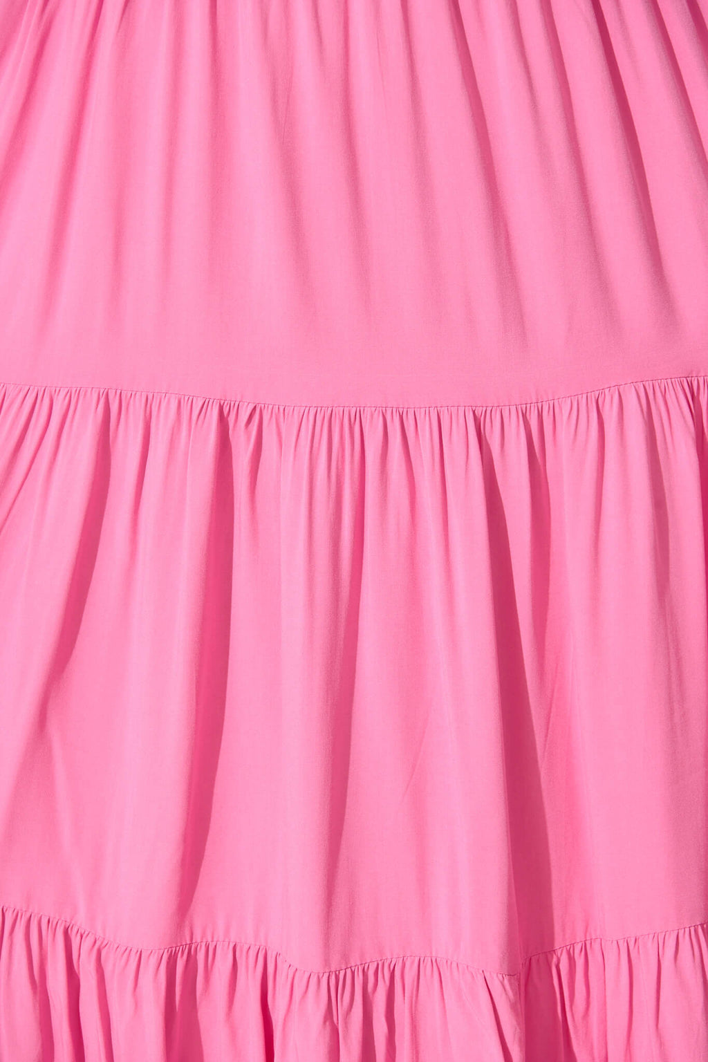 Pink Tiered Midi Dress - Nevi Style