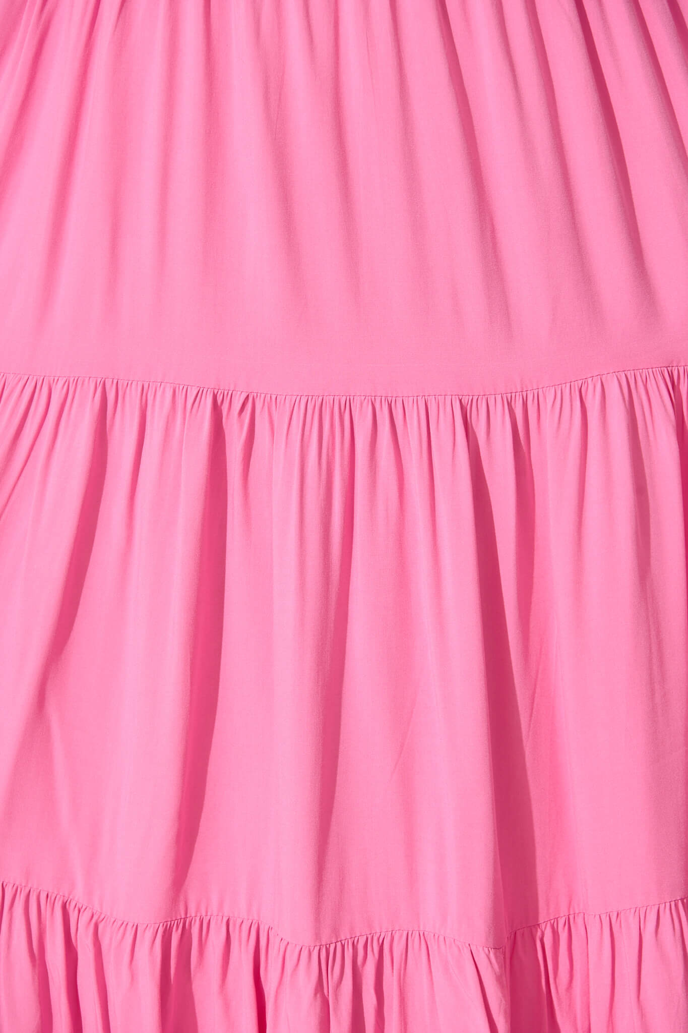 Pink Tiered Midi Dress - Nevi Style