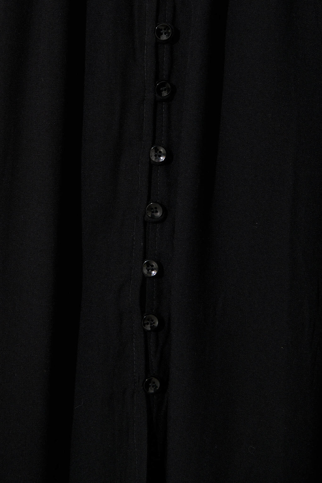 Black Linen Cotton Midi Dress - Ryland