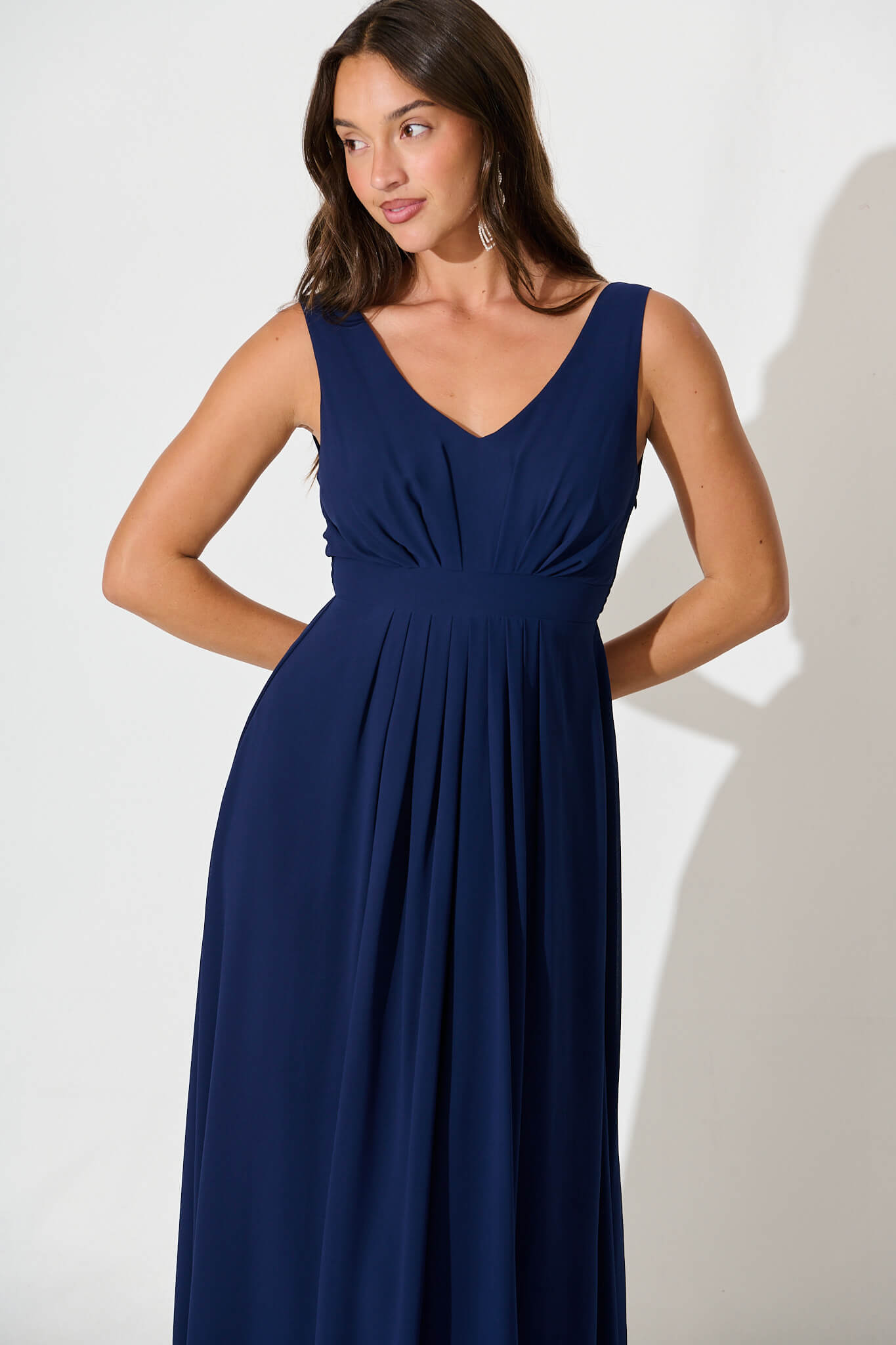 Navy Blue Maxi Dress