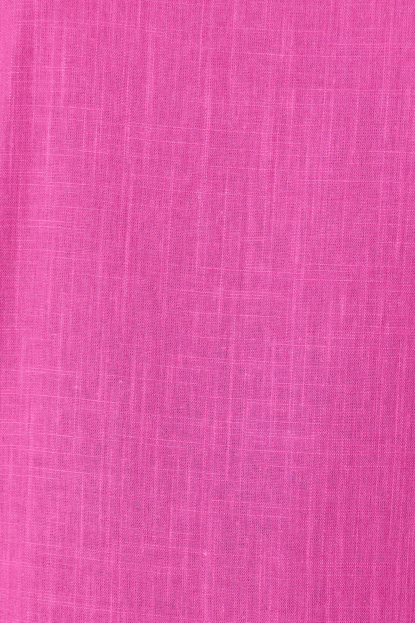 Pink Linen Blend Top