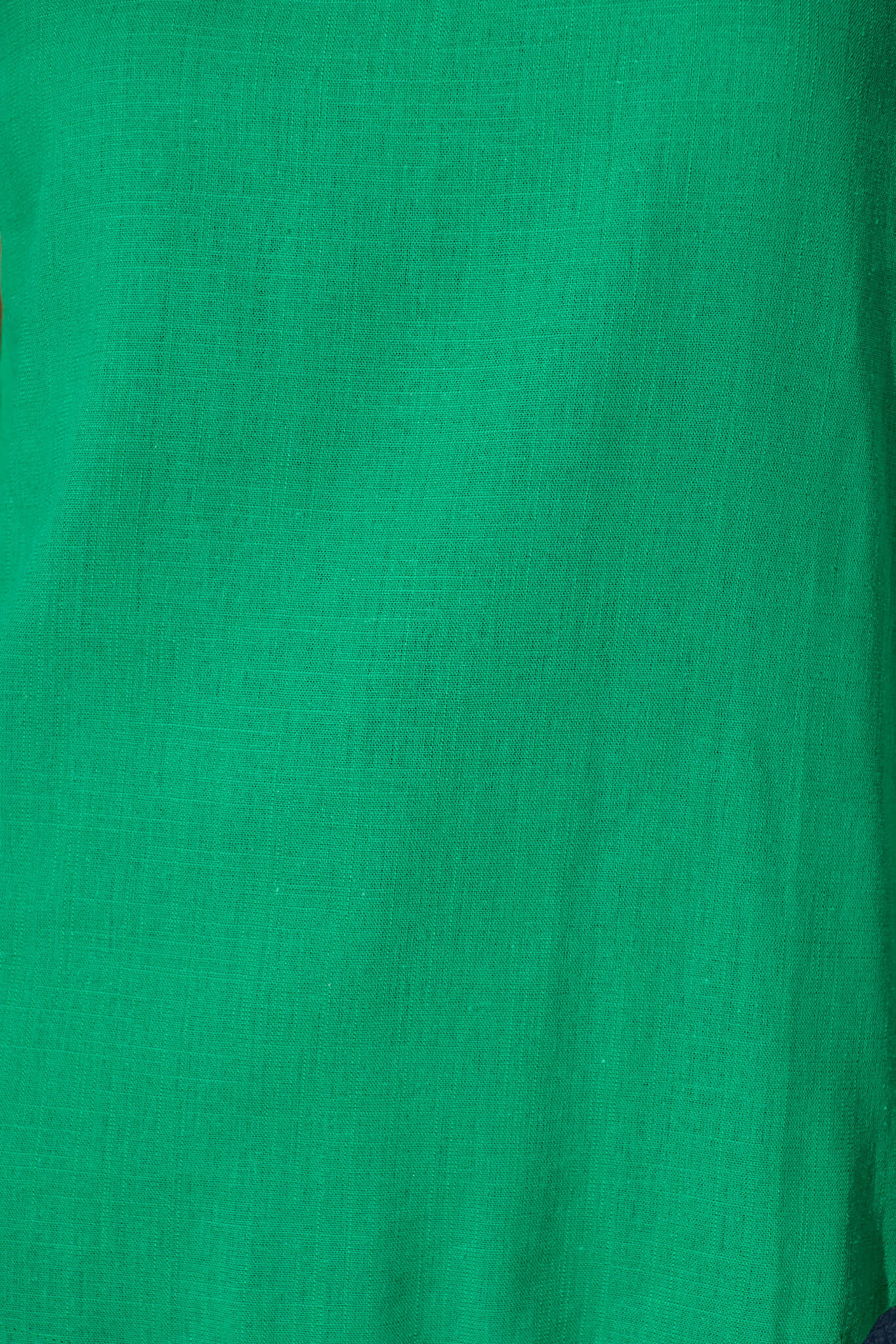 Bright Green Linen Blend Top