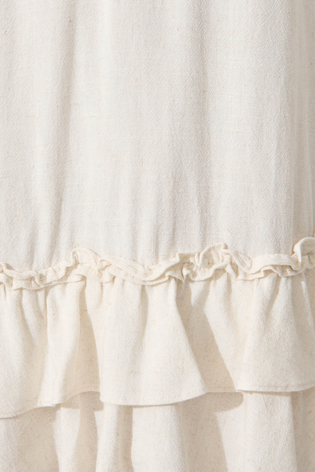 Oatmeal Linen Blend Dress - Aubrielle
