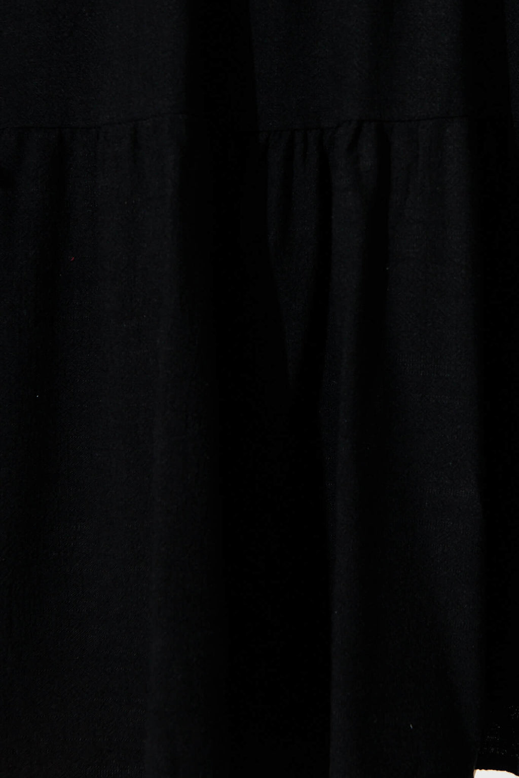 Black Linen Blend Smock Dress from Tahiti