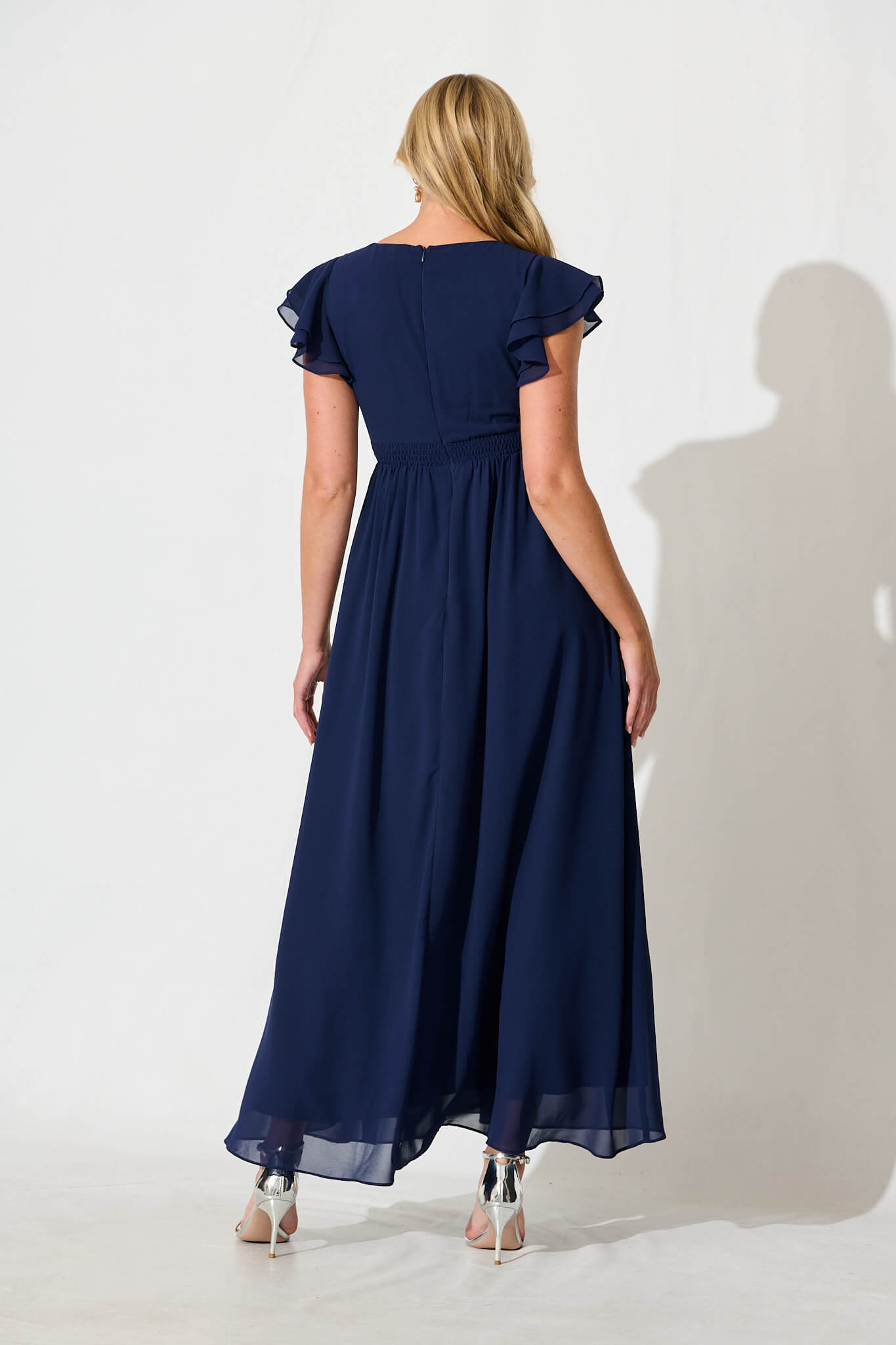 Navy Blue Maxi Dress - Stunning Style