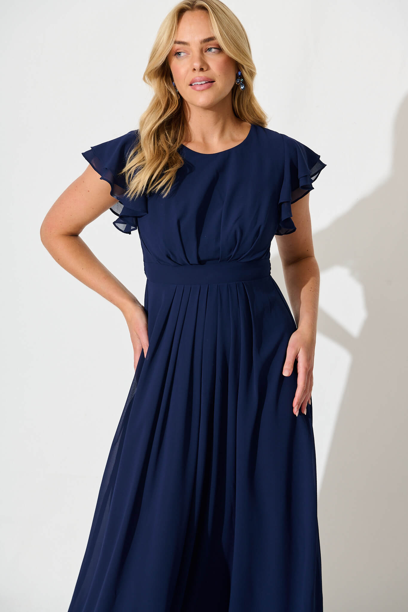 Navy Blue Maxi Dress - Stunning Style