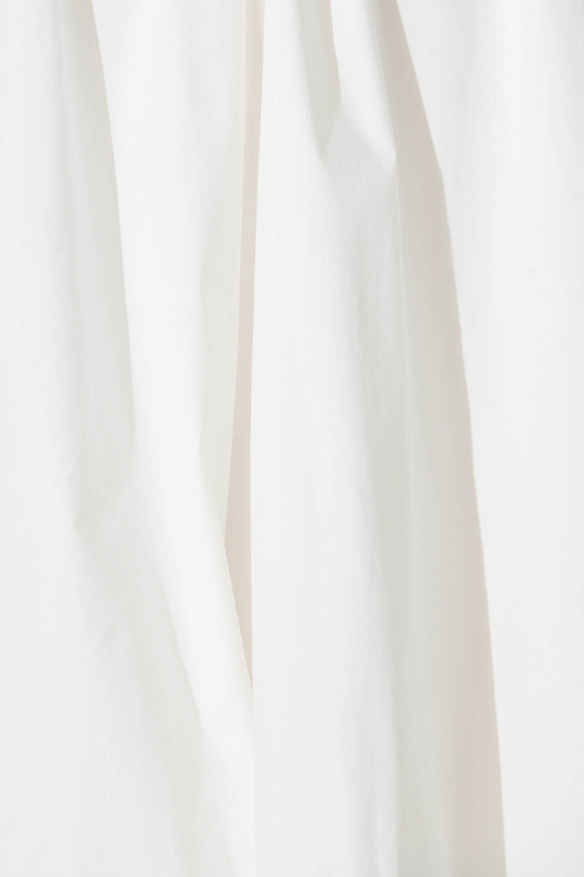White Cotton Bubble Hem Dress by Bryson