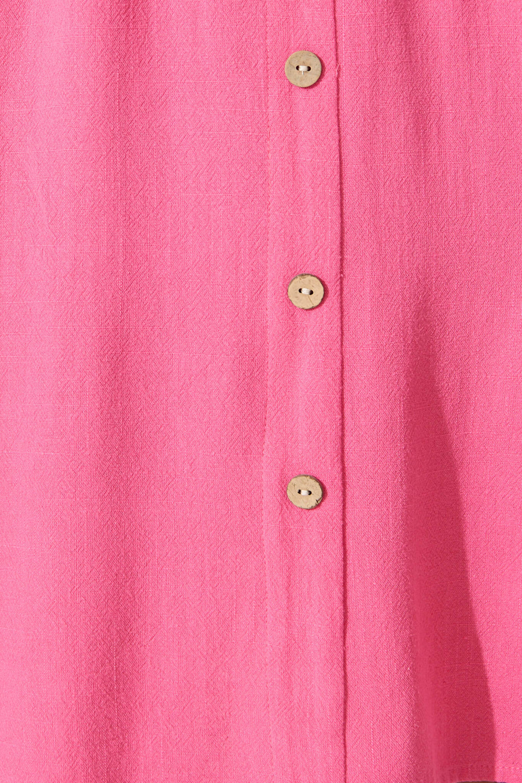 Pink Linen Blend Amaya Dress