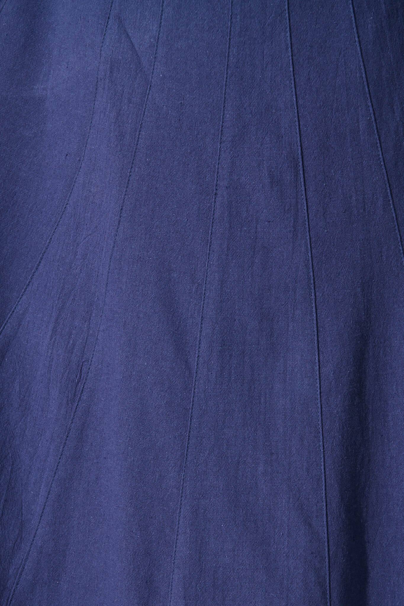 Navy Cotton Midi Dress by Shaima