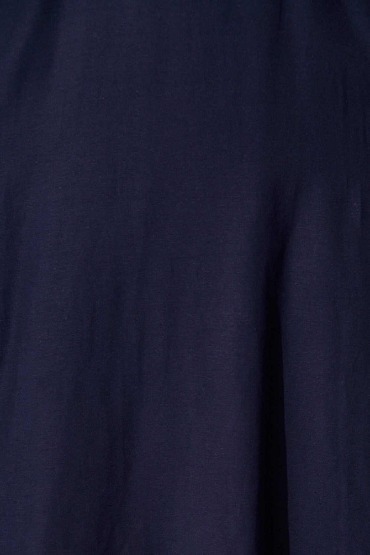 Navy Cotton Linen Midi Dress - Nikolena
